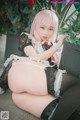 DJAWA Photo - Bambi (밤비): "Sheer Bunny Maid" (51 photos)