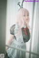 DJAWA Photo - Bambi (밤비): "Sheer Bunny Maid" (51 photos)